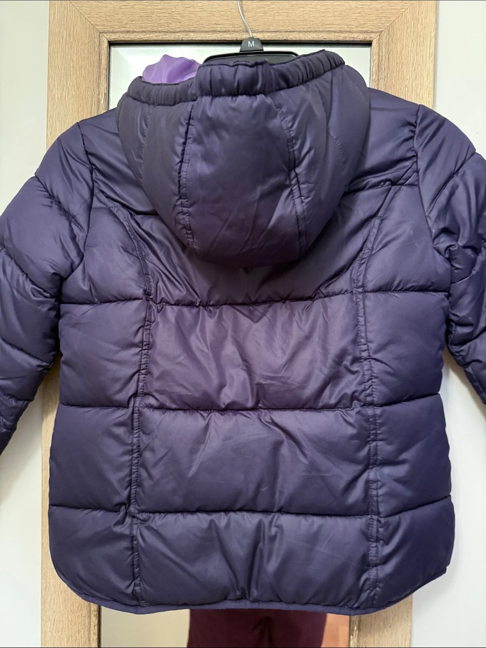 Nike Purple Kids Puffer Jacket with Hood